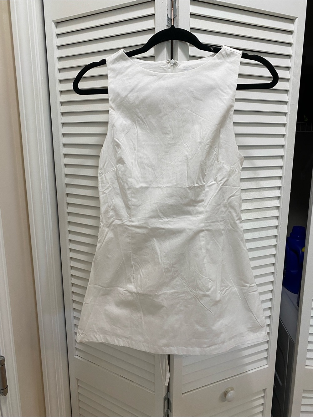 Princess Polly White Sleeveless Shift Tunic